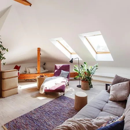 Unique Central Attic Studio *